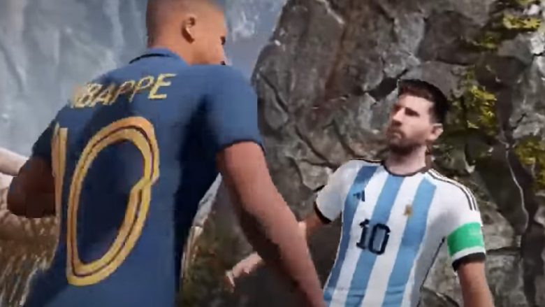 Shikoni si përballen në një video-lojë “Messi dhe Mbappe”