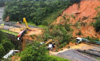 Rrëshqitja e dheut ka përfshirë një autostradë në Brazil – raportohet për dy të vdekur dhe dhjetëra të zhdukur