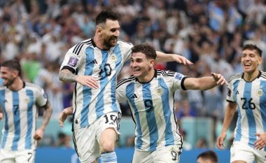 Argjentina shënon edhe të dytin, Julian Alvarez shënon gol të bukur
