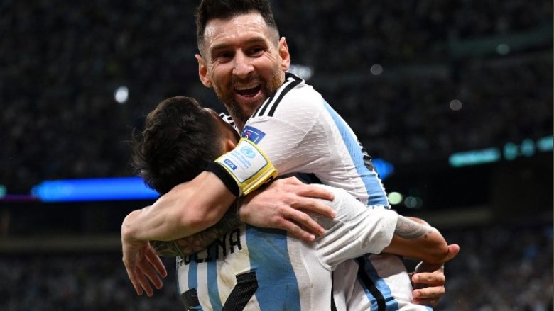 Argjentina në epërsi: Messi asiston, Molina shënon