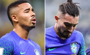 Brazili vazhdon të ketë probleme me lëndime, humbin Kampionatin Botëror edhe Jesus dhe Telles