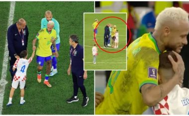 Djali i Ivan Perisic ‘vodhi shfaqjen’ kur shkoi ta ngushëllojë Neymarin pasi Brazili u eliminua nga Kupa e Botës