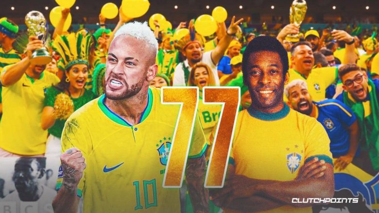 Pele me mesazh emocionues për Neymarin, pasi ylli brazilian barazoi rekordin e legjendës