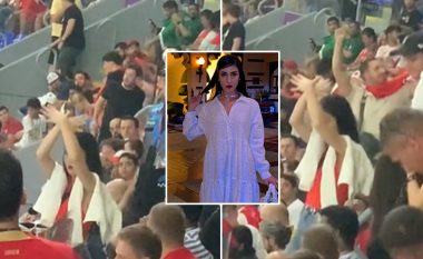 Rrëfehet tifozja shqiptare që u nxor jashtë nga stadiumi i Botërorit për shkak të shqiponjës: Tifozët serb thirrën sigurimin
