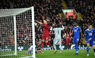 Liverpooli shënoi fitore ndaj Leicester fal dy autogolave të Wout Faes