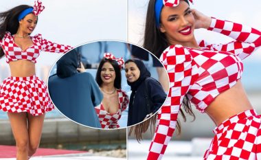 Në një lidhje të drejtpërdrejtë me Piers Morganin, tifozja e Kroacisë: Askush nuk ofendohet nga veshjet e mia, edhe familjet bëjnë foto me mua