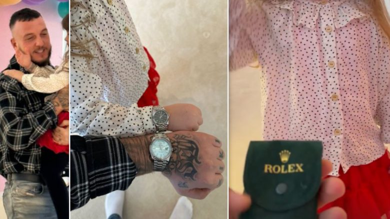 Mozzik e befason vajzën me orë Rolex, kushton mijëra euro