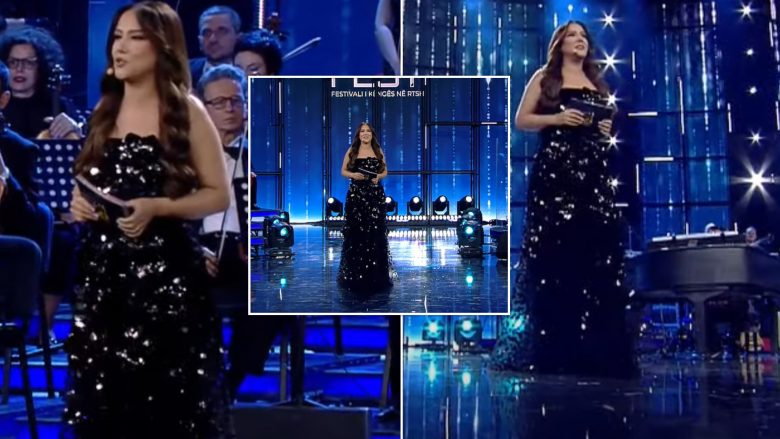 Arbana Osmani shkëlqen në natën finale të Festivalit të RTSh-së me fustan ‘Valentino’ në vlerë 18 mijë euro?