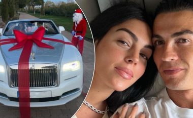 Georgina Rodriguez i dhuron Cristiano Ronaldos një makinë Rolls Royce për Krishtlindje