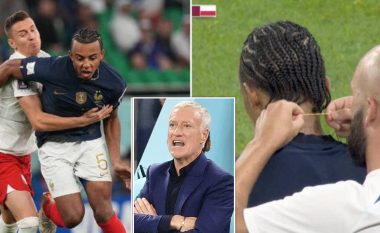 Didier Deschamps paralajmëron Jules Kounden për mbajtjen e zinxhirit të artë në ndeshje