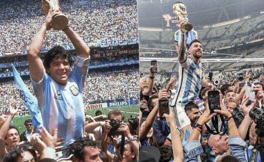 Krahasimi në numra i Maradonas dhe Messit tregon se pishtari tashmë ndodhet në duart e Lionel