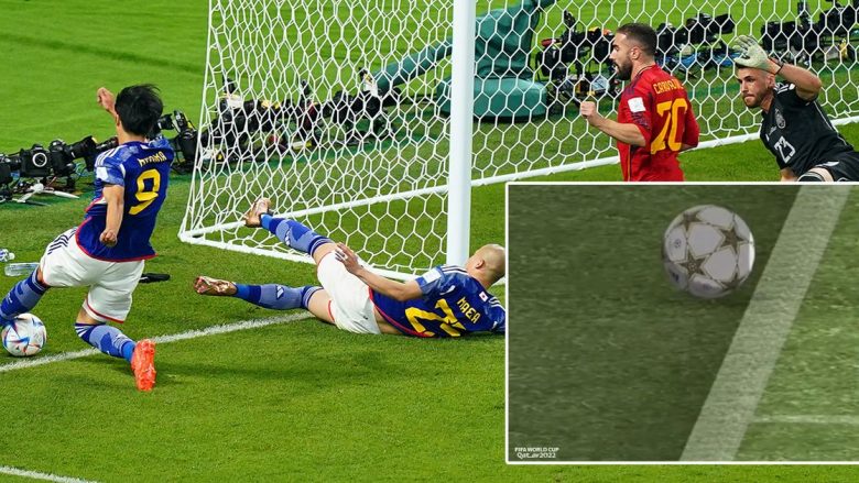 Këndi i VAR-it tregon versionin e tyre mbi topin tek goli kontrovers i Japonisë ndaj Spanjës