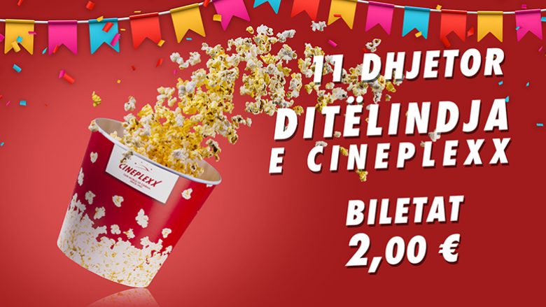 Cineplexx feston ditëlindjen me super-ofertë, të gjitha biletat për vetëm 2.00 euro!