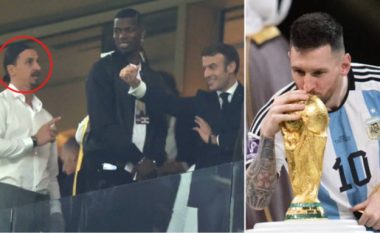 Derisa ia drejtonte gishtin Macronit – qëndrimi i Zlatan Ibrahimovicit në finalen e Kampionatit Botëror nxiti reagime në rrjetet sociale