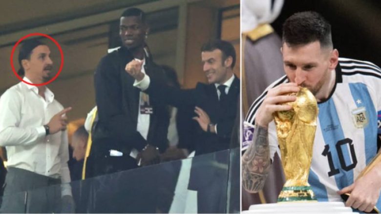 Derisa ia drejtonte gishtin Macronit – qëndrimi i Zlatan Ibrahimovicit në finalen e Kampionatit Botëror nxiti reagime në rrjetet sociale