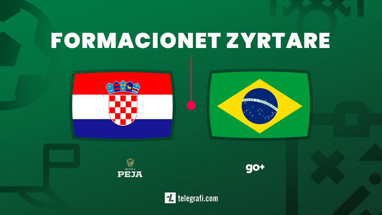 Kroaci – Brazil, formacionet zyrtare të super ndeshjes çerekfinale