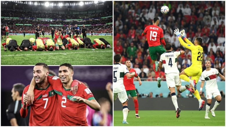 Me arritjen në gjysmëfinale të Kupës së Botës, Maroku bëri histori  – ata deri më tani kanë pësuar vetëm një gol, që ishte autogol