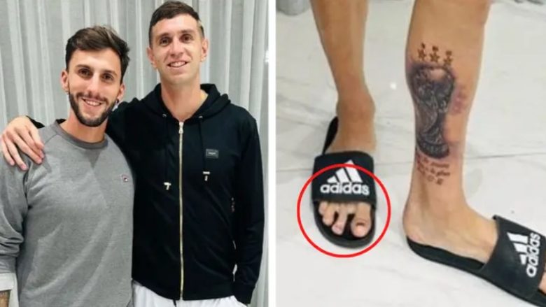 Publikoi foton me tatuazhin e Kupës së Botës, tifozët zbulojnë detajin interesant të Emy Martinez