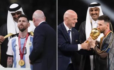 Messit i ofrohet një shifër e çmendur për mantelin që kishte veshur ndërsa ngrinte trofeun e Kupës së Botës