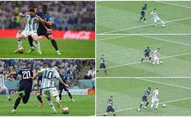 Nëse Messit i mungonte një moment që do të mbetet ikonë në Kupat e Botës, tashmë ai e ka: Vallëzimi i tij me Gvardiol do të futet në histori
