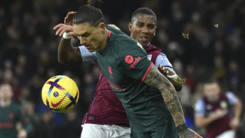 Dështon keq Darwin Nunez: Aston Villa 1-3 Liverpool, notat e lojtarëve