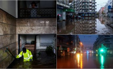 Shiu i dendur dhe përmbytjet ‘godasin’ Lisbonën – banorëve u bëhet thirrje të qëndrojnë në shtëpi