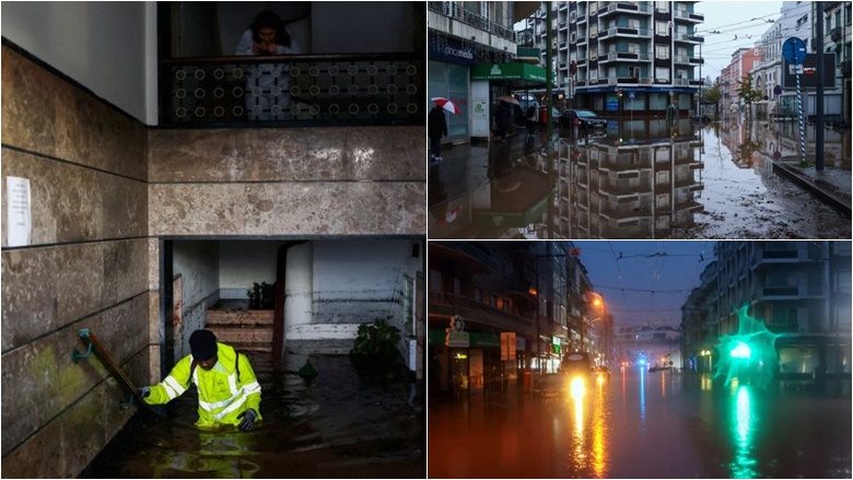 Shiu i dendur dhe përmbytjet ‘godasin’ Lisbonën – banorëve u bëhet thirrje të qëndrojnë në shtëpi