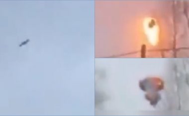 Ukrainasit “ia prishën planet”, pamje që tregojnë raketën ruse duke shpërthyer në qiellin e Kievit