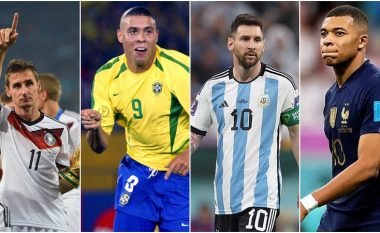 Nga Klose te Fenomeni, Messi e Mbappe: Golashënuesit më të mirë në histori të Kampionatit Botëror