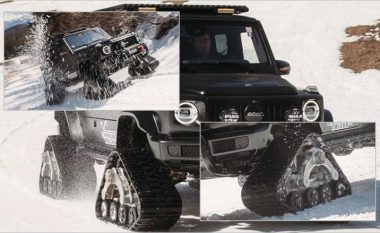 Një burrë shpenzoi 140,000 euro për ta kthyer Mercedesin e tij G-Class në një ‘tank për ecje në bjeshkë me borë’
