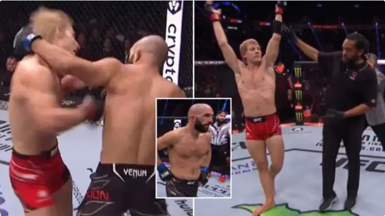 Paddy Pimblett vazhdon si i pamposhtur, triumfoi ndaj Jared Gordon në UFC 282