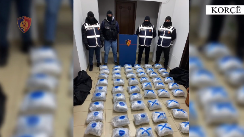 Kapen 58 kg kanabis në Qafë Thanë, arrestohen tre persona