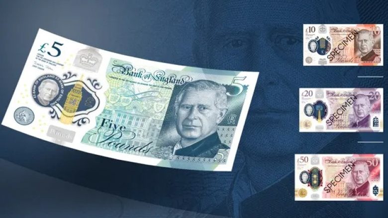 Banka e Anglisë prezanton kartëmonedhat e reja me pamjen e Mbretit Charles III – pritet të hyjnë në qarkullim nga mesi i 2024-së