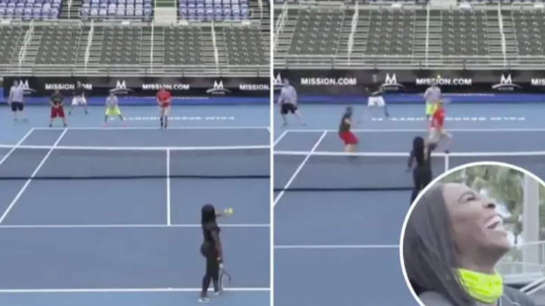 Pesë persona kundër Serena Williamsit në të njëjtën kohë – legjenda e tenisit shkatërron që të gjithë