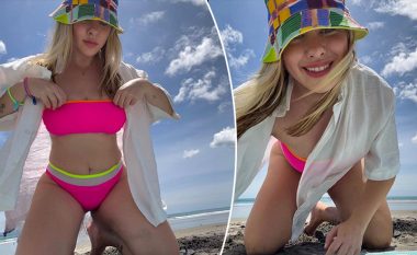 Vesa Luma pozon me bikini nga pushimet verore në Zelandë të Re: Na erdh dita edhe neve