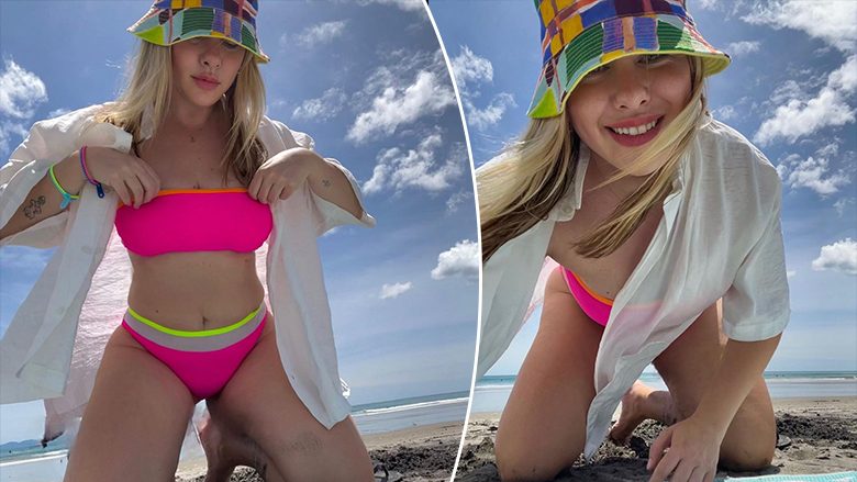 Vesa Luma pozon me bikini nga pushimet verore në Zelandë të Re: Na erdh dita edhe neve