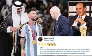 FIFA shkeli rregulloret e saj në momentin që Messi e veshi mantelin