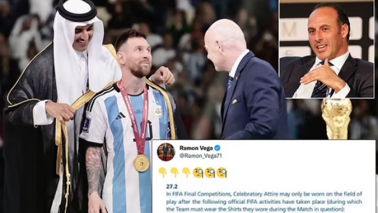 FIFA shkeli rregulloret e saj në momentin që Messi e veshi mantelin