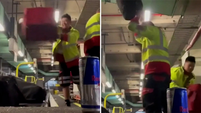 Pamje shokuese: Punonjësit që merren me bagazhet kapen duke “hedhur, shkelmuar dhe përplasur” çantat në aeroportin e Melburnit