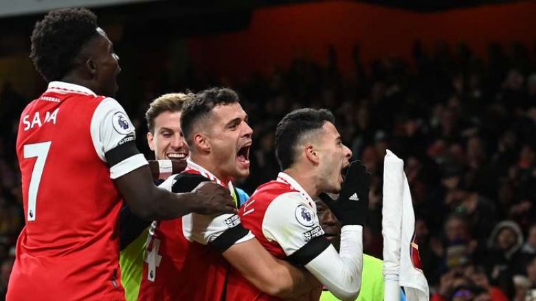 Granit Xhaka ndihmon Arsenalin në fitoren komode ndaj West Hamit – The Gunners vazhdojnë sigurt si lider
