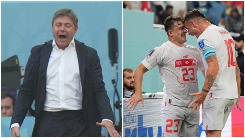Stojkovici i shau shqiptarët gjatë ndeshjes, por që të largohet kokulur nga Botërori u përkujdesën Xhaka dhe Shaqiri