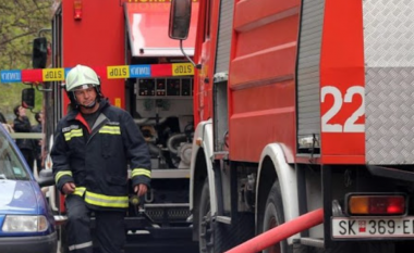 Zjarr në një banesë në Shkup, QMK: Nga zjarri me gjasë ka pësuar një person i palëvizshëm dhe i moshuar