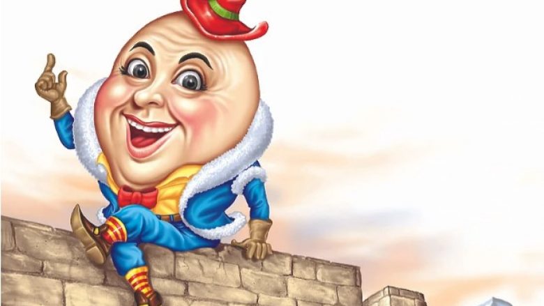 Personazhi nga kënga “Humpty Dumpty” nuk ishte një vezë, shumë e konsiderojnë atë një metaforë
