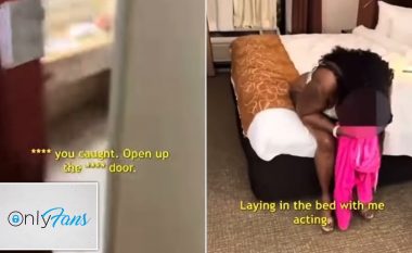 Shfaqet para dhomës së hotelit kur mëson se gruaja e tij kishte hapur llogari në internet për t’u takuar me tjerët, burri nga SHBA e dokumenton momentin me video