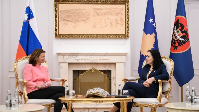 Osmani priti në takim Tanja Fajon: Serbia po përpiqet ta destabilizojë Kosovën dhe ta pengojë dialogun përmes bandave kriminale