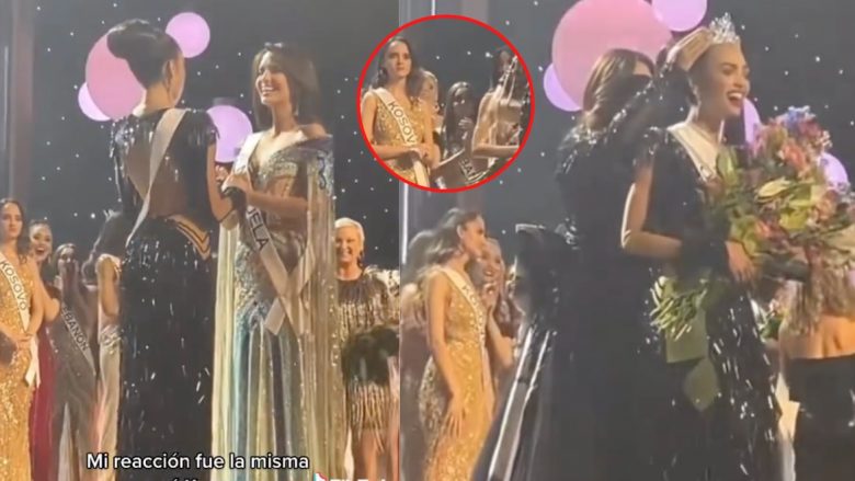 Bëhet viral reagimi dëshpërues i “Miss Universe Kosova”, Roksana Ibrahimi kur “Miss SHBA” shpallet fituese