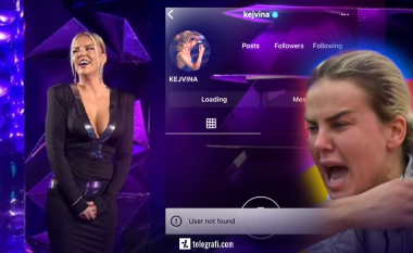 Pas skandalit të shuplakës në Big Brother VIP Albania – Kejvina Kthella mbyll llogarinë e saj në Instagram