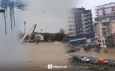 Vërshime edhe në Mitrovicë, dalin nga shtrati lumenjtë Ibri e Lushta