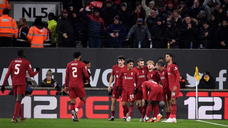 Liverpooli fiton ndaj Wolves si mysafir, kalon tutje në FA Cup