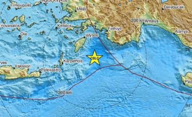 Tërmet me magnitudë 5.9 ballë në Greqi